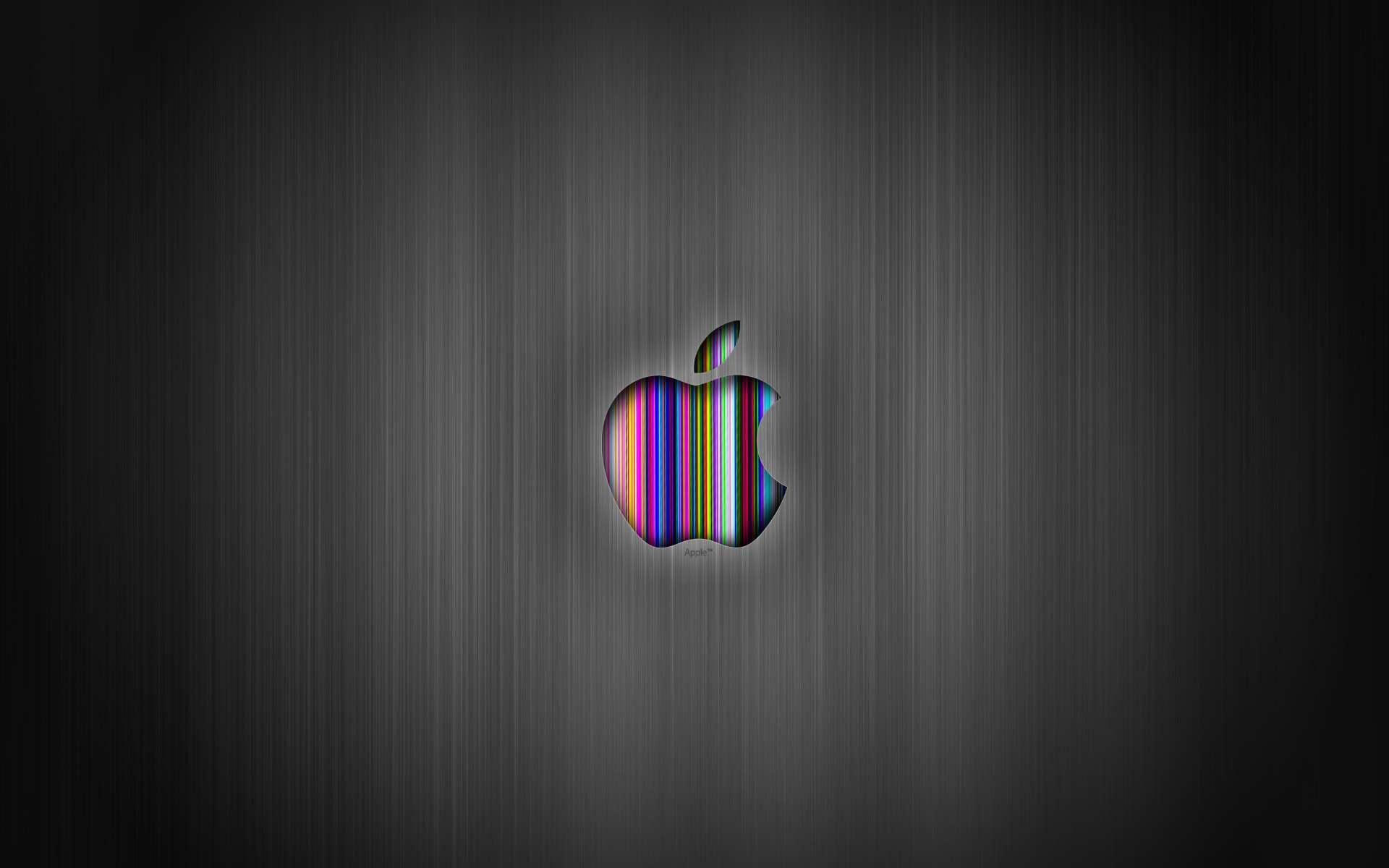 Apple Logo Wallpapers HD rainbow stripped
