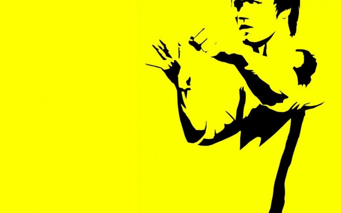Bruce Lee Wallpapers HD yellow shirt background