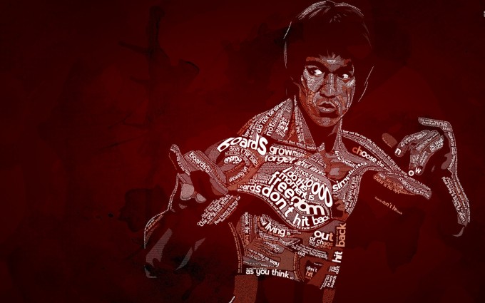 Bruce Lee Wallpapers HD maroon background