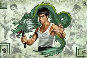 Bruce Lee Wallpapers HD green dragon cartoon