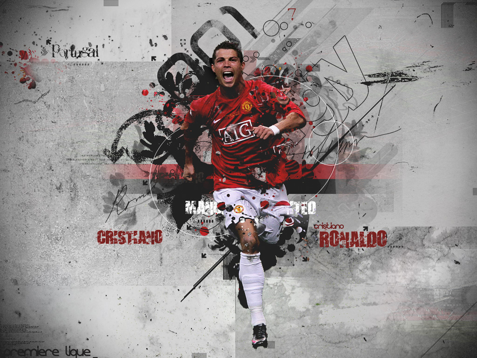Cristiano Ronaldo Wallpapers HD red shirt