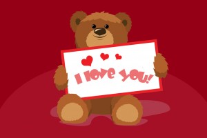 I Love You Wallpapers teddy bear