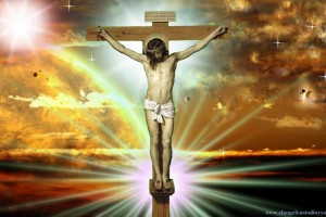 Jesus Wallpapers Images HD crucified orange background