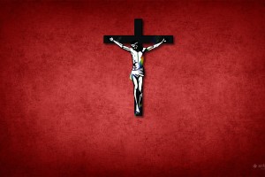 Jesus Wallpapers Images HD crucified red background