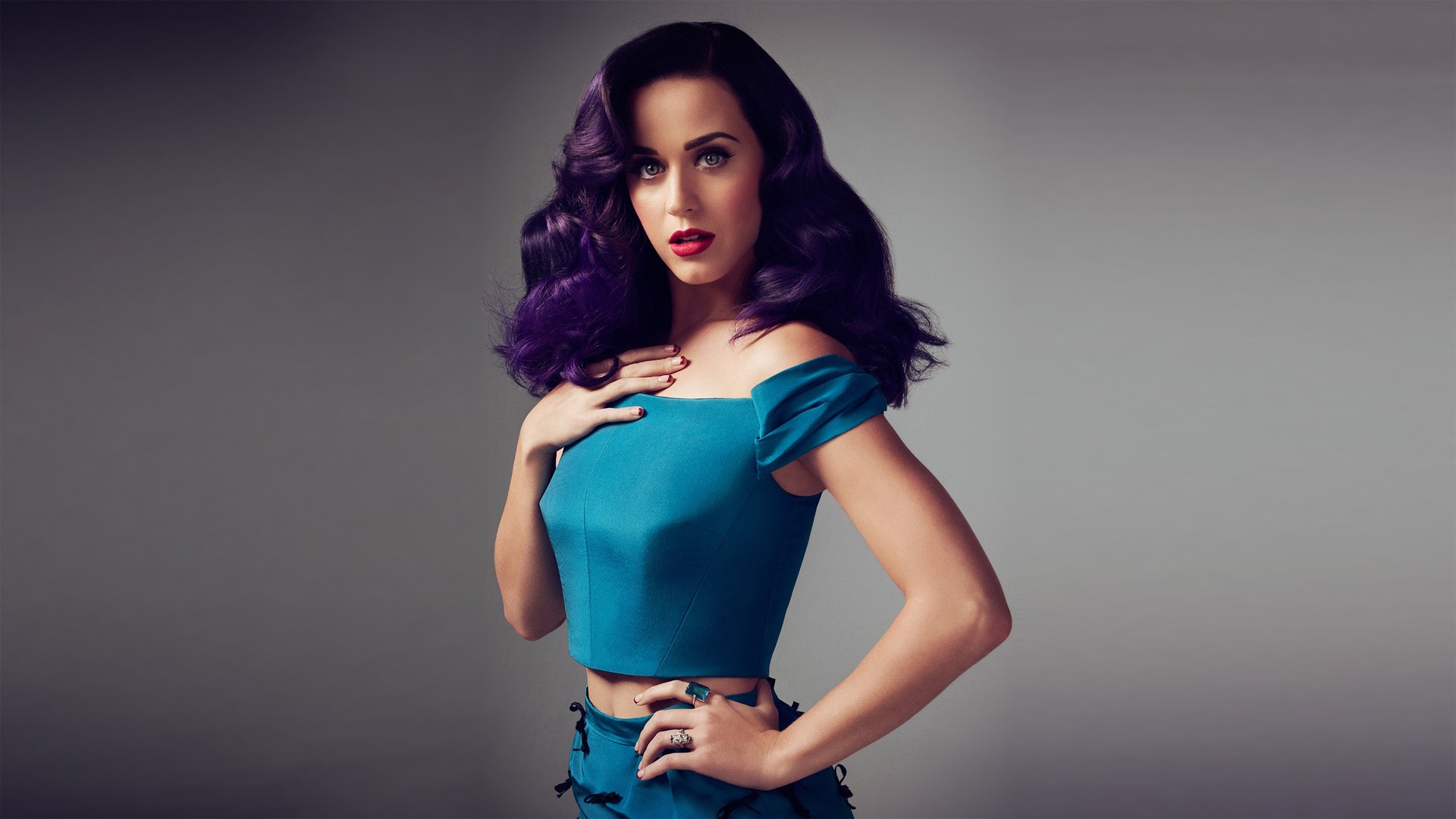 Katy Perry Wallpaper blue