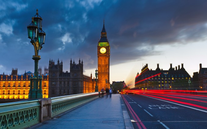 London Wallpapers HD clock tower lights