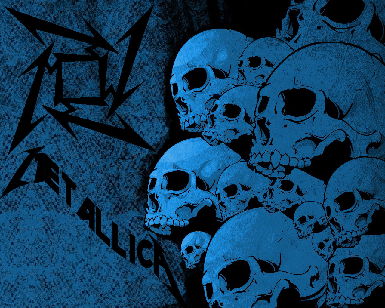 metallica wallpaper skull