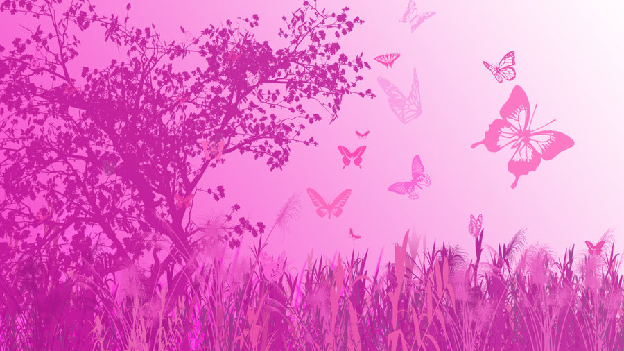 butterfly hd wallpapers pink