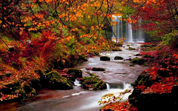 fall wallpapers waterfalls Autumn