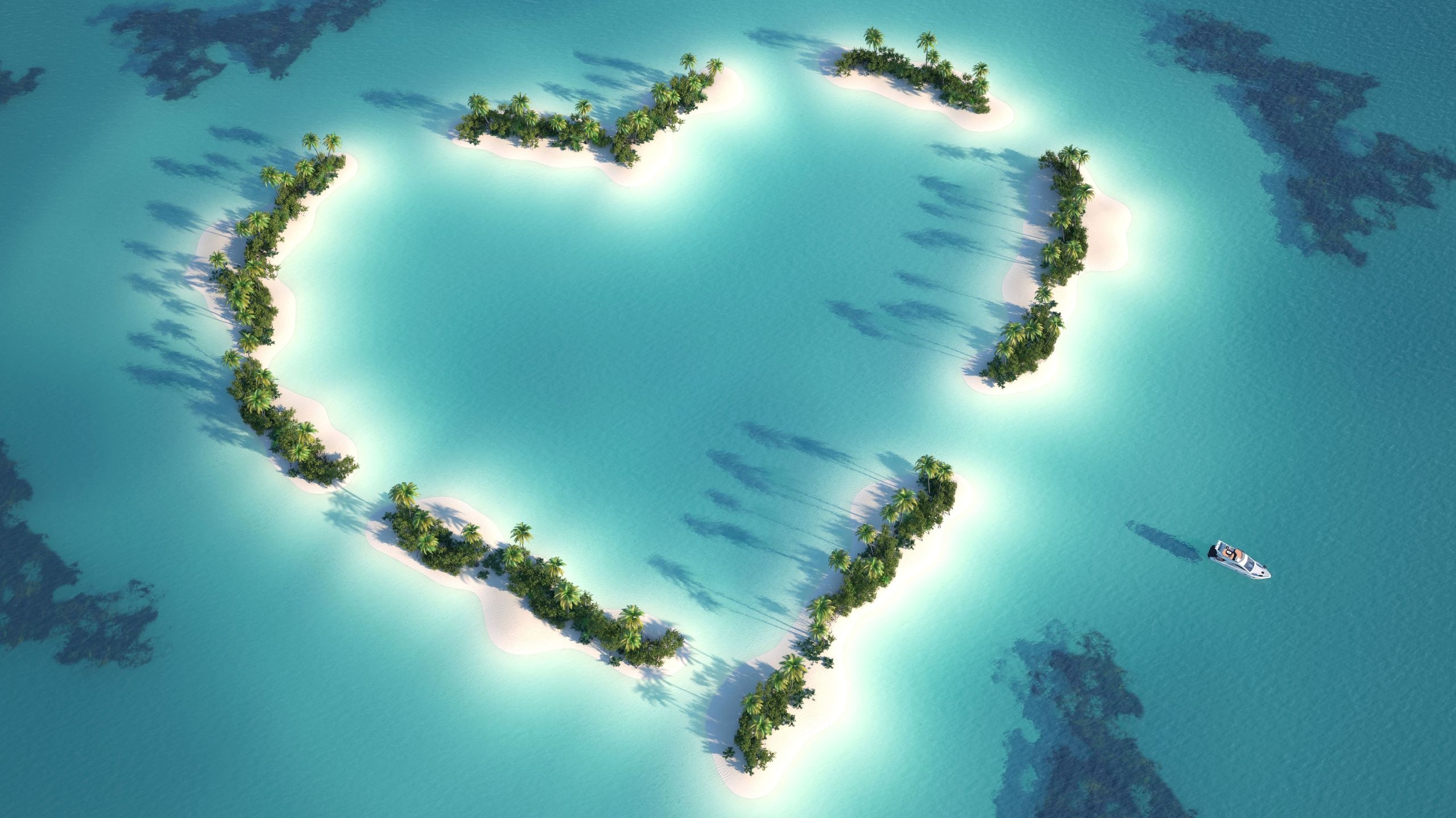 heart wallpapers island