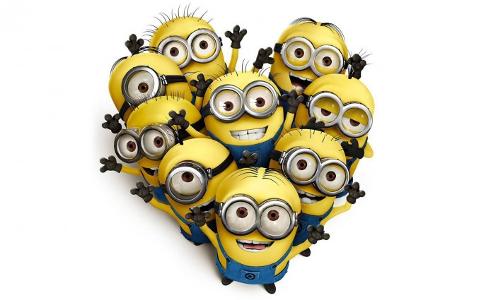 heart wallpapers minions