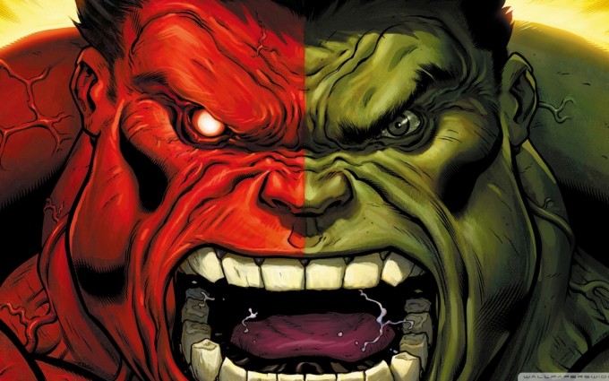 red hulk wallpaper