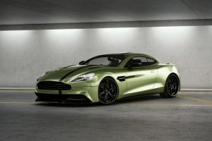 Aston Martin Vanquish green awesome