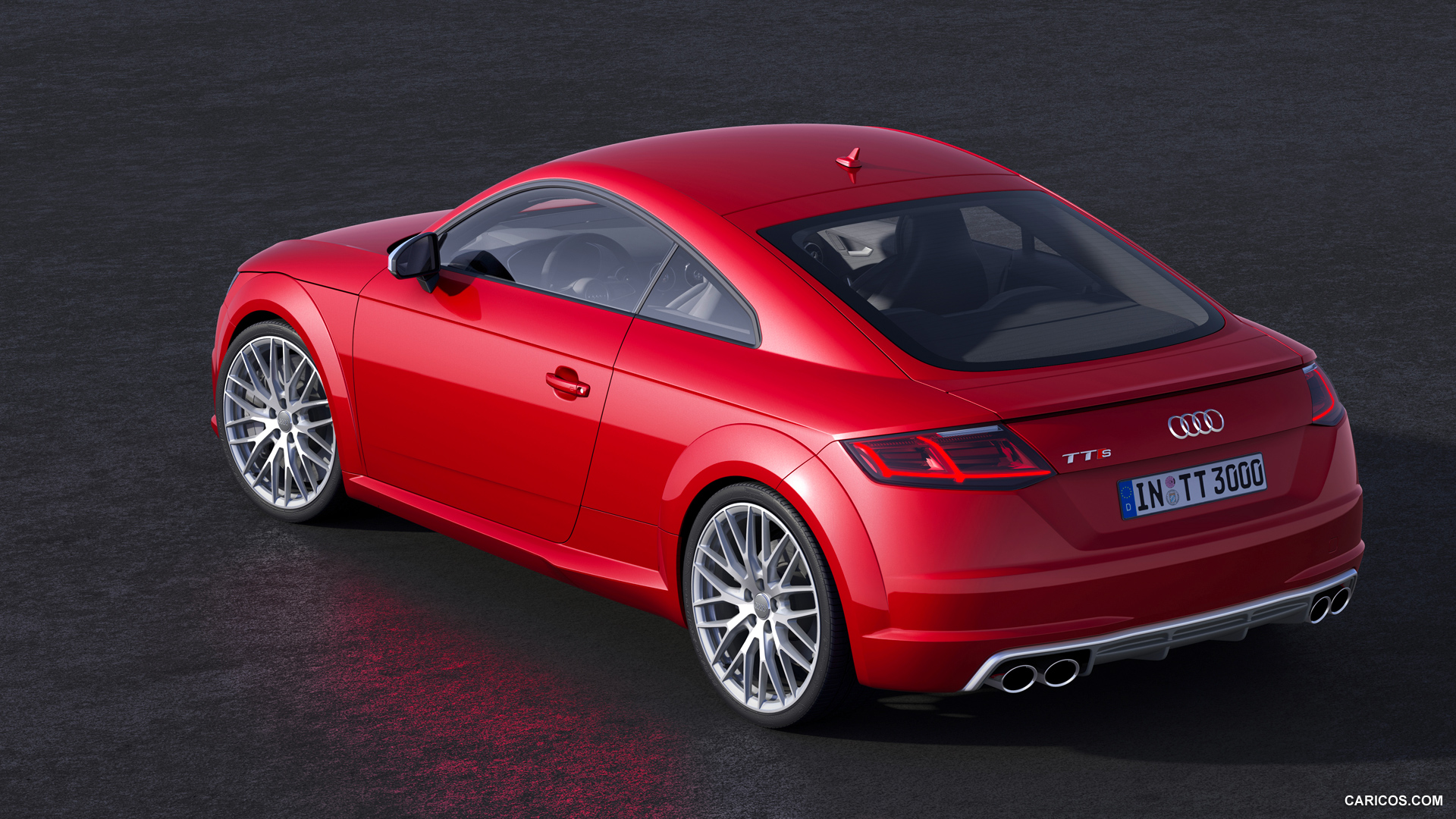 audi tts red background