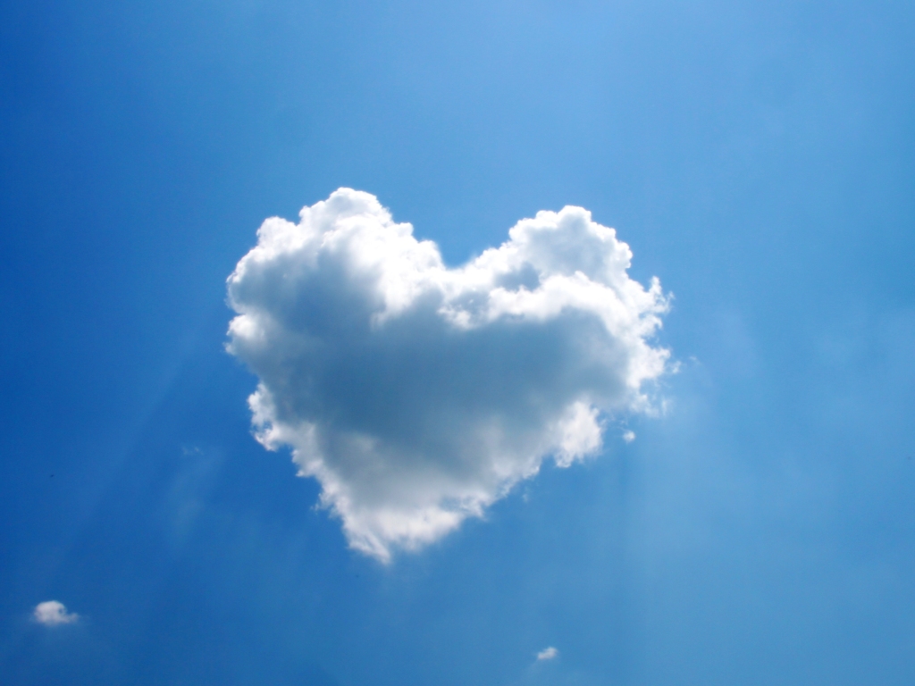 cloud wallpaper heart hd