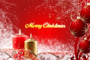 merry christmas wallpapers red