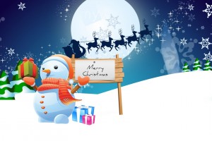 merry christmas wallpapers snow