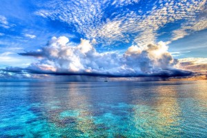ocean wallpaper clouds