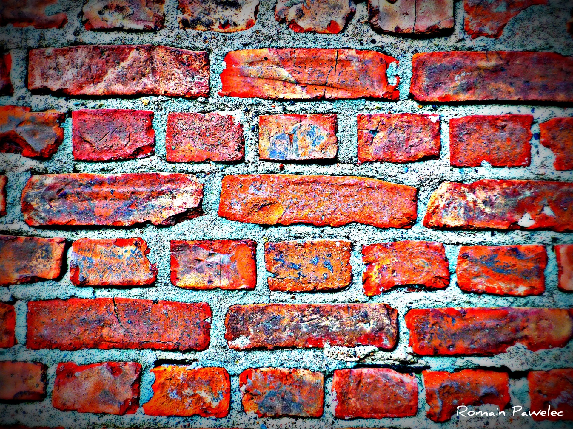 red brick wallpaper