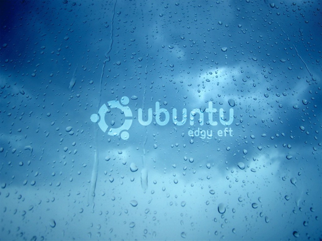 ubuntu wallpaper dew drops