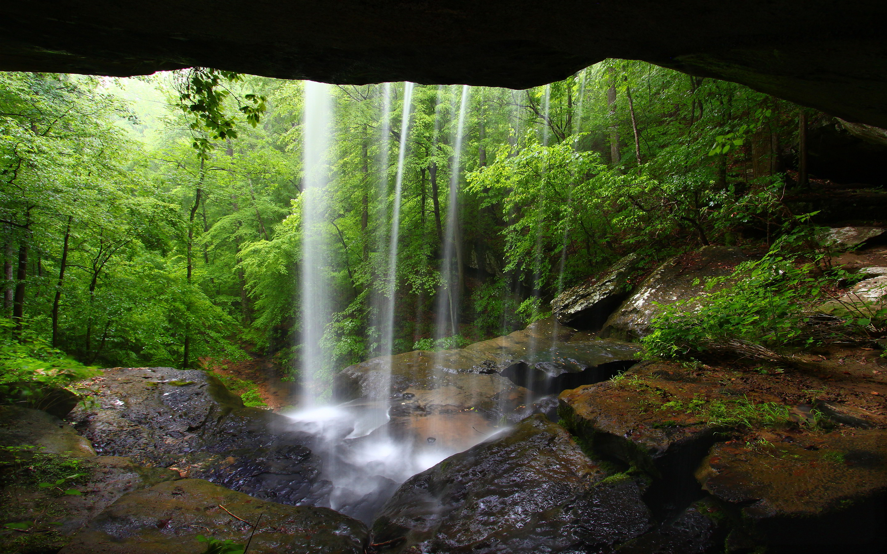cave images waterfall