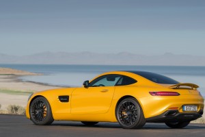 mercedes amg gt yellow beautiful