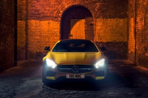 mercedes benz amg gt yellow picture