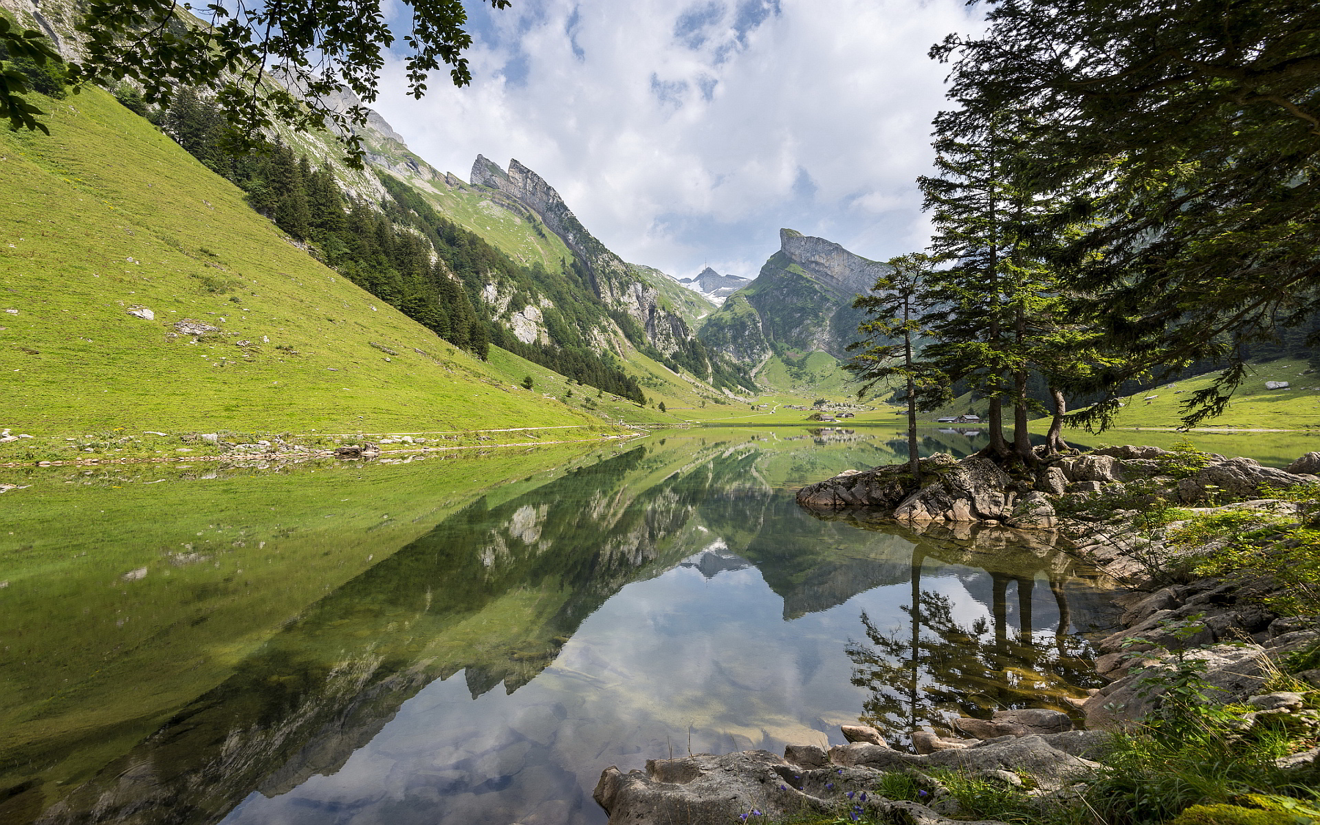 mountains and lake pictures hd