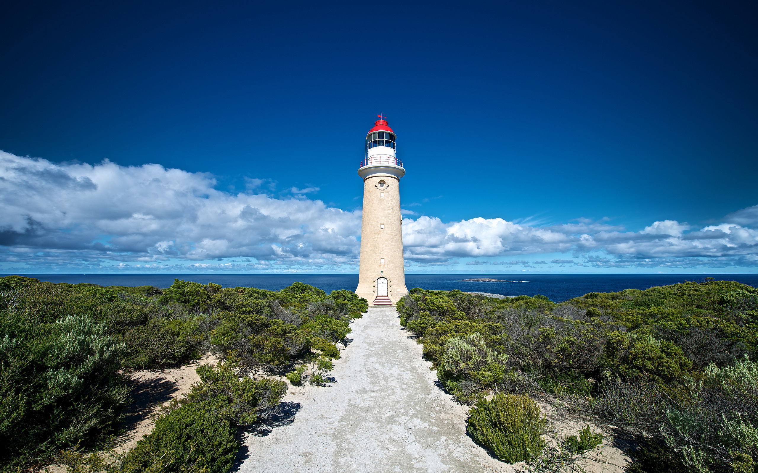 island wallpaper lighthouse
