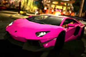 pink car wallpaper