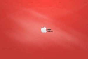 Apple Logo Wallpapers HD orangish red