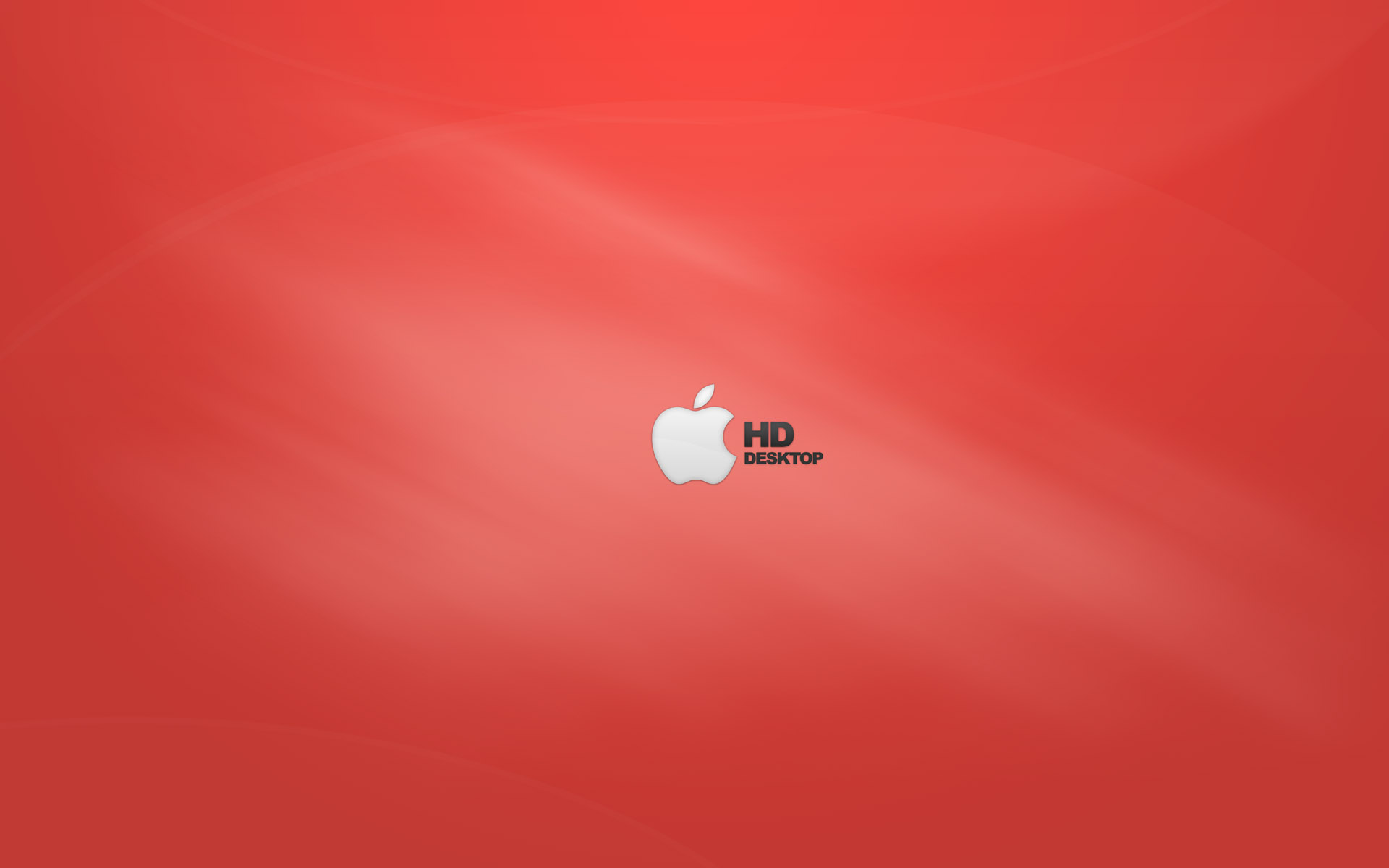 Apple Logo Wallpapers HD orangish red