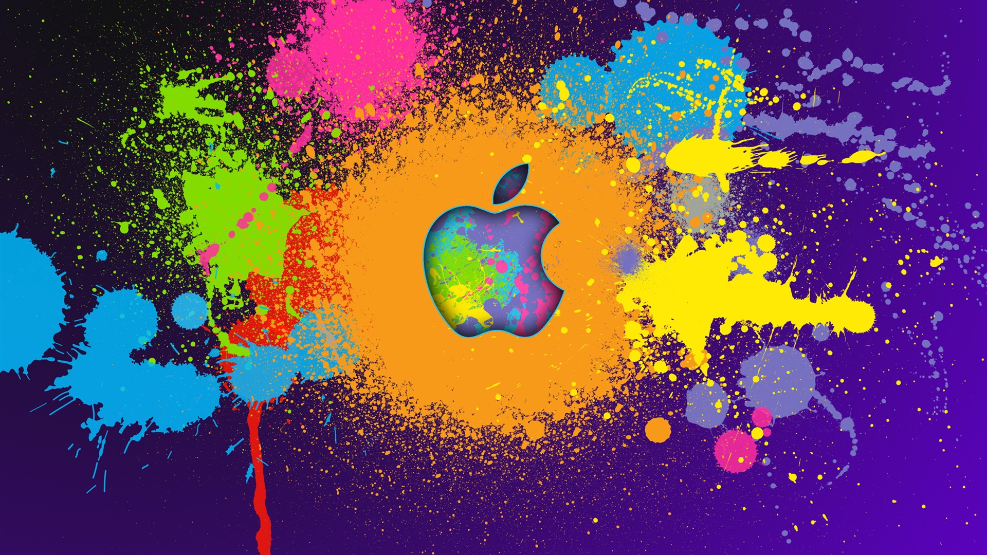 Apple Logo Wallpapers HD colorful 2