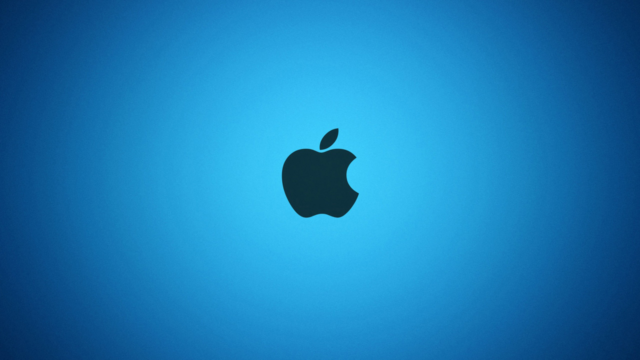Apple Logo Wallpapers HD blue
