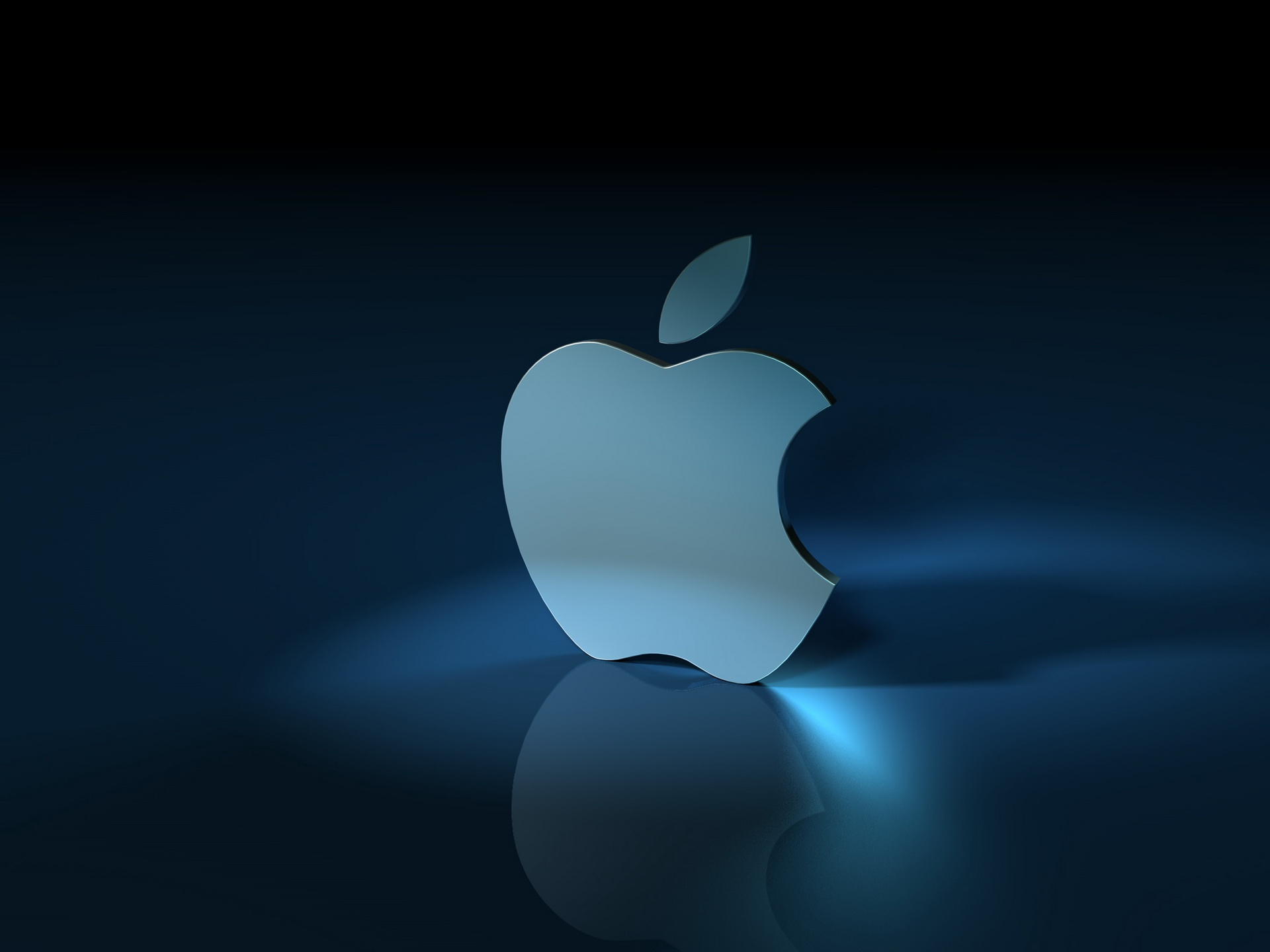 Apple Logo Wallpapers HD light blue