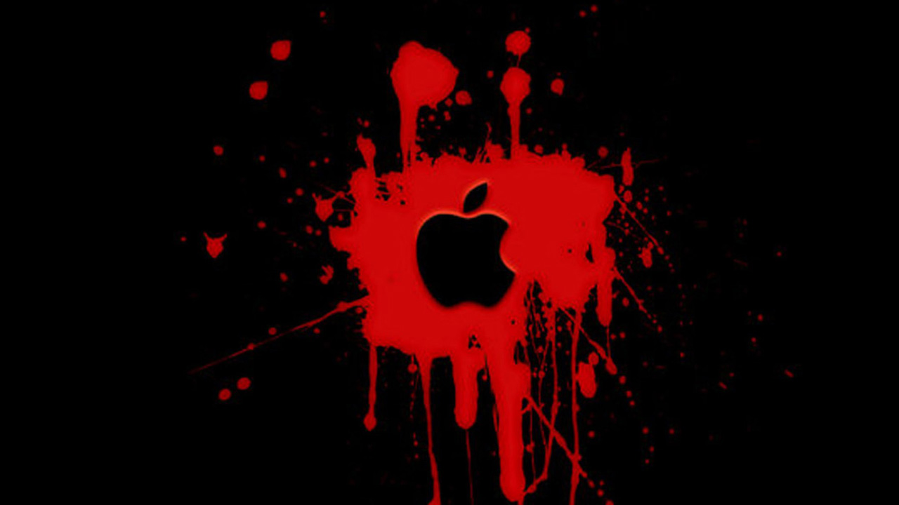 Apple Logo Wallpapers HD red