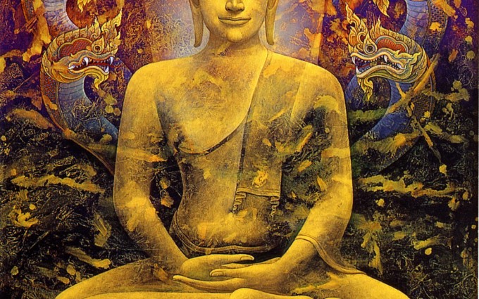Buddha Wallpaper pictures HD painting