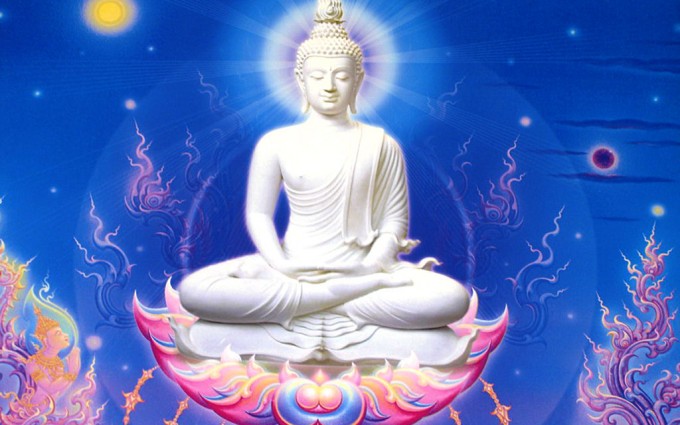 Buddha Wallpaper pictures HD blue background