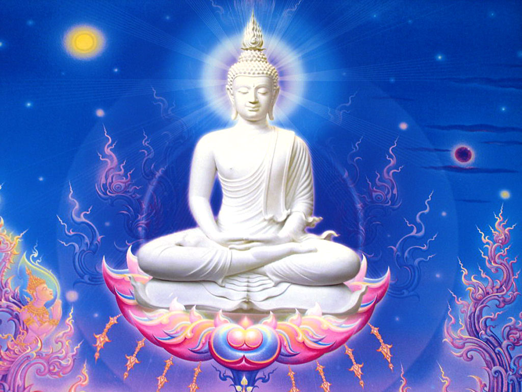 Buddha Wallpaper pictures HD blue background