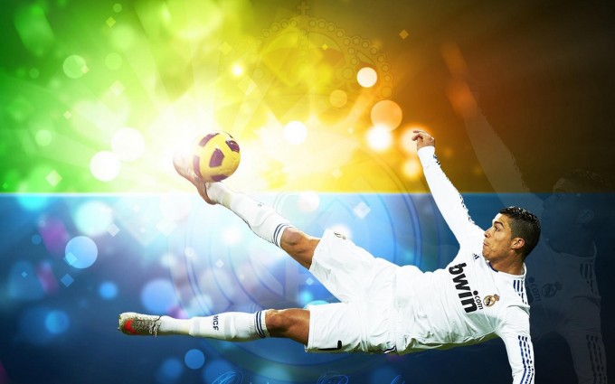 Cristiano Ronaldo Wallpapers HD flying kick