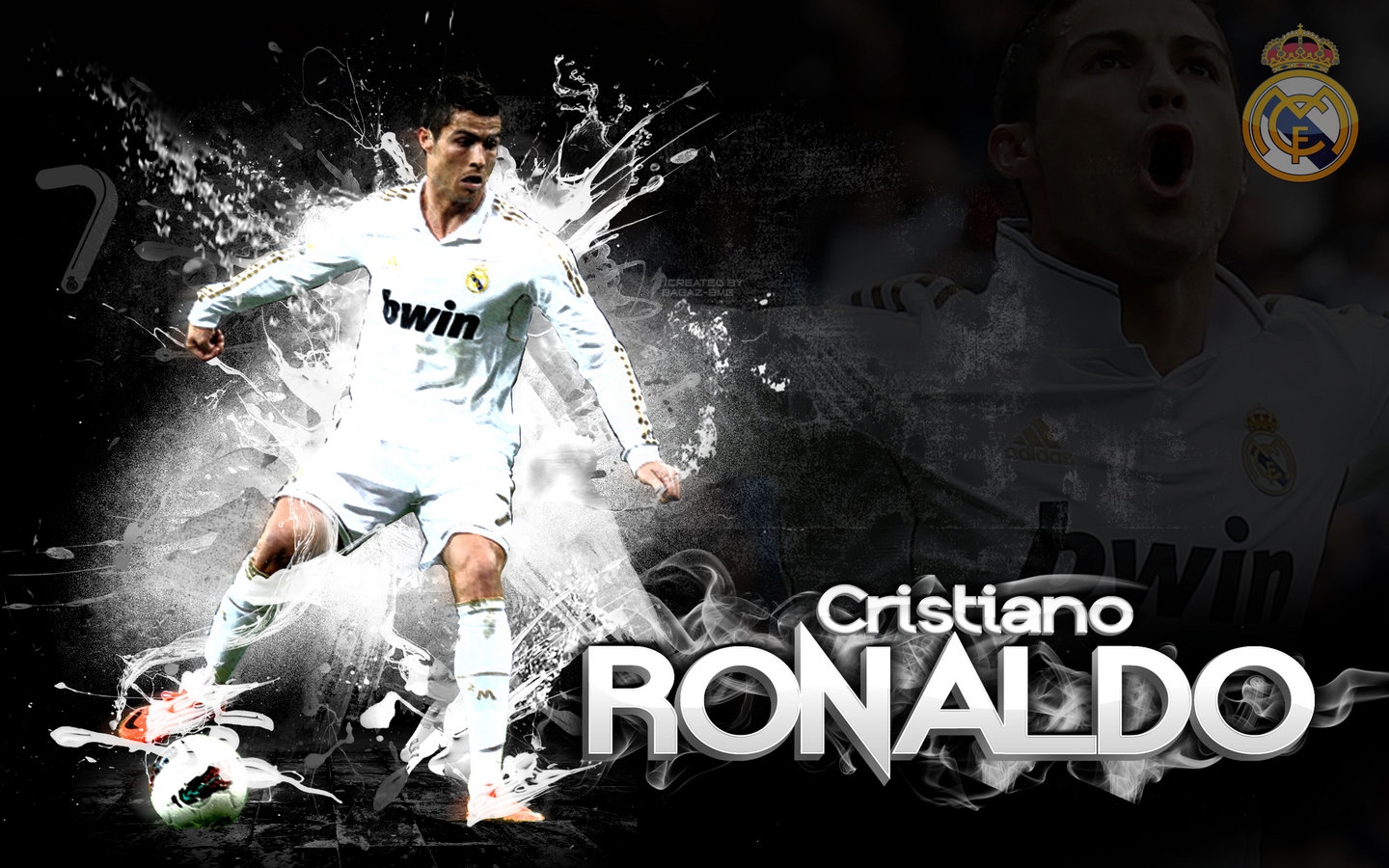 Cristiano Ronaldo Wallpapers HD white shirt