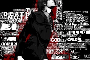 Death Note Wallpapers kira black background