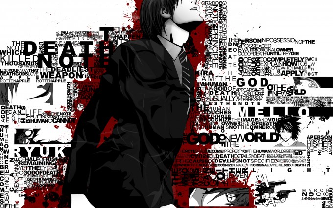 Death Note Wallpapers kira white background