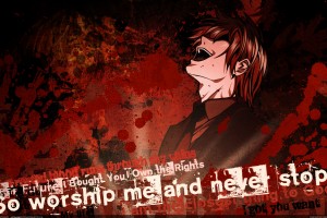Death Note Wallpapers kira red hair