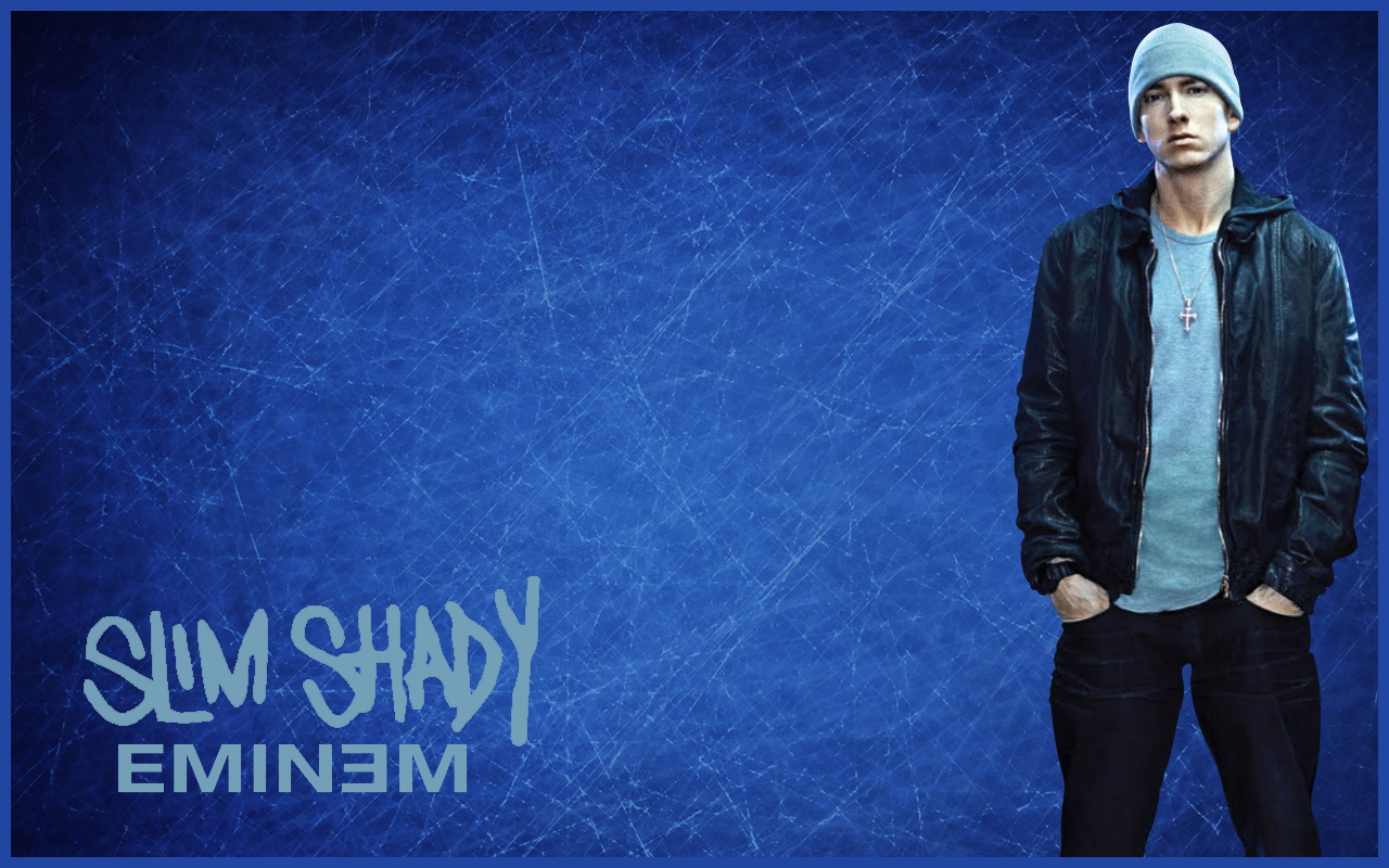 Eminem Wallpapers HD blue beanie