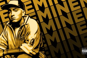 Eminem Wallpapers HD text background