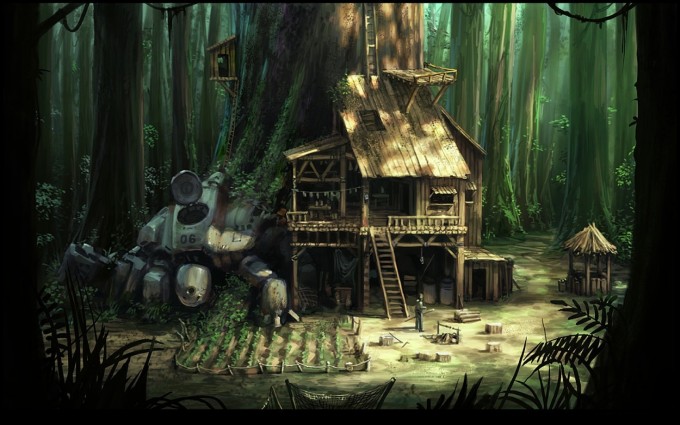 Forest Wallpapers HD hut