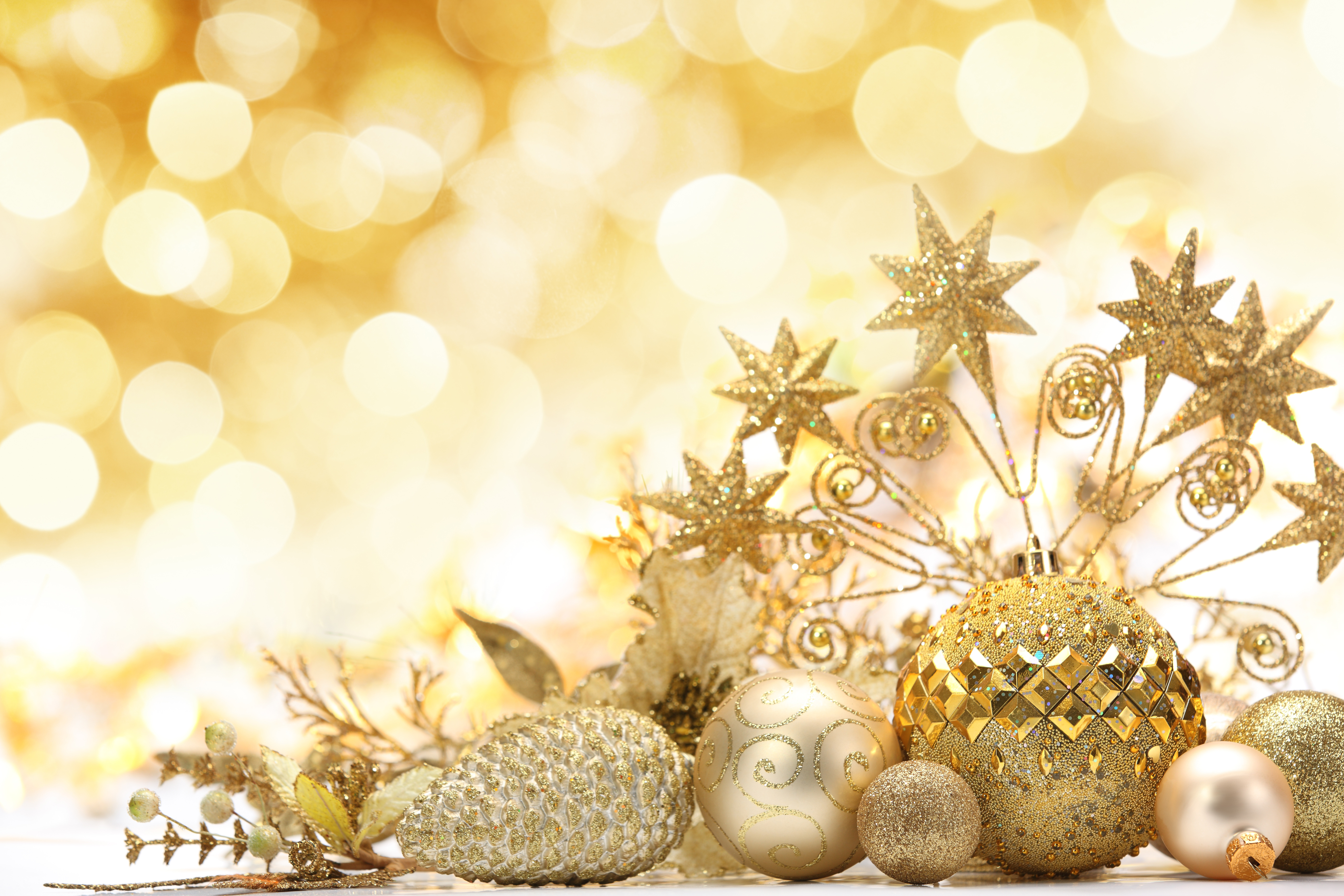 Gold Wallpapers christmas