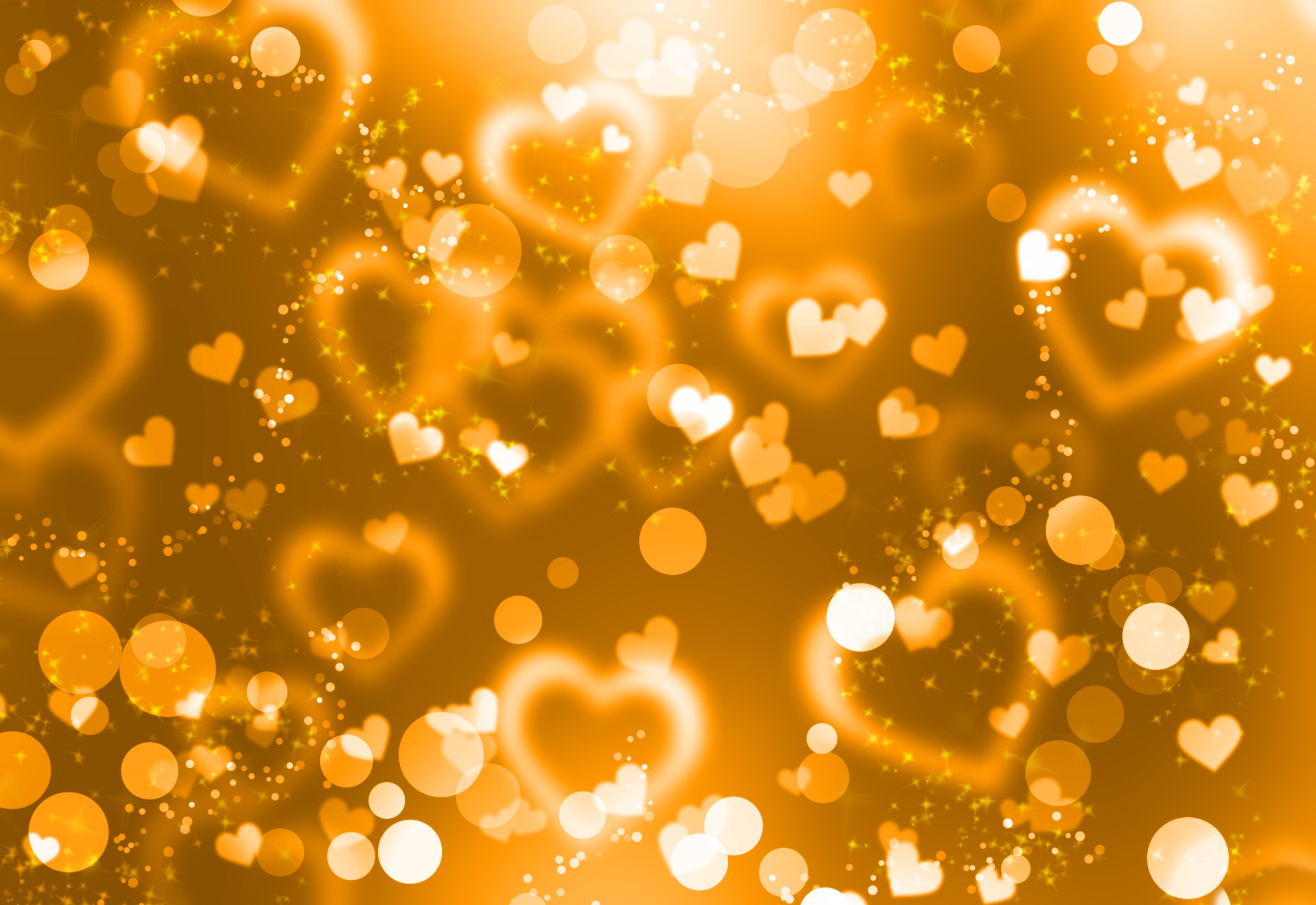 Gold Wallpapers hearts