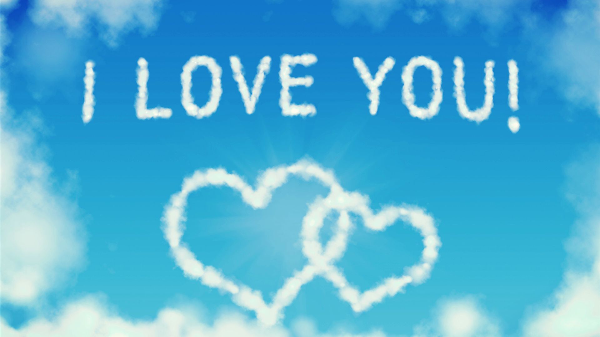 I Love You Wallpapers clouds